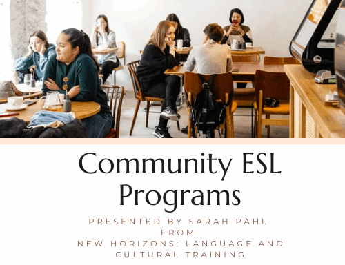 Digital Course: Community ESL Programs